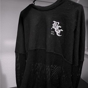 Blackcraft Cult long sleeve fishnet